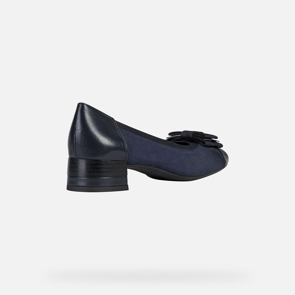 Geox Bayan Stiletto Ayakkabı Lacivert - Chloo - IFO-809245